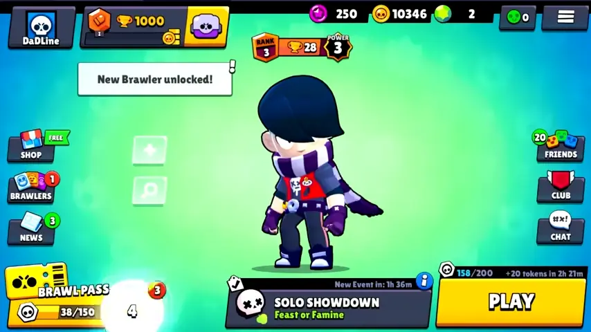 nulls brawl unlocked New Brawler unlocked in nulls brawl